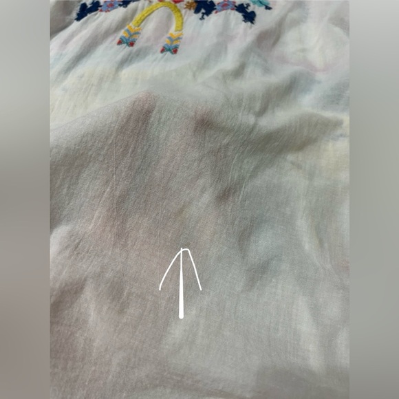 Johnny Was Biya Tunic Blouse Sz S Bohemian Embroidered Colorful Peasant Festival - Picture 4 of 5